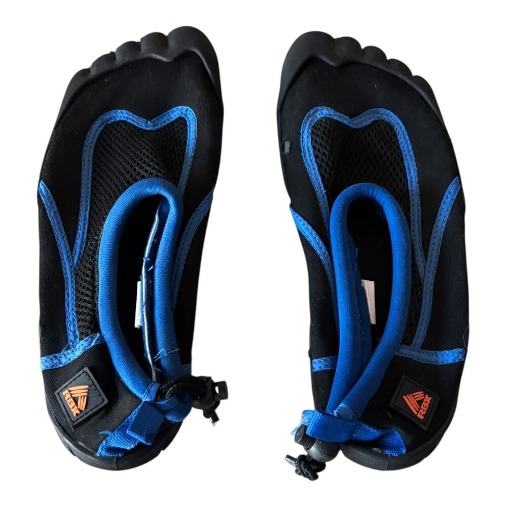 RBX Men's Black Blue Swimming Water Shoes Size 8/9